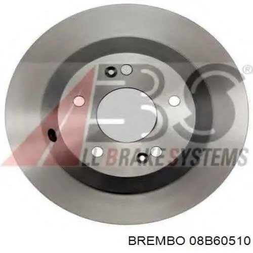 08B60510 Brembo диск гальмівний задній