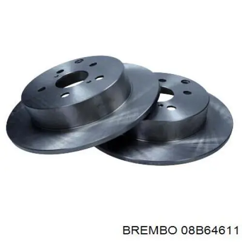 Купити 08B64611 Brembo Диск заднього гальма