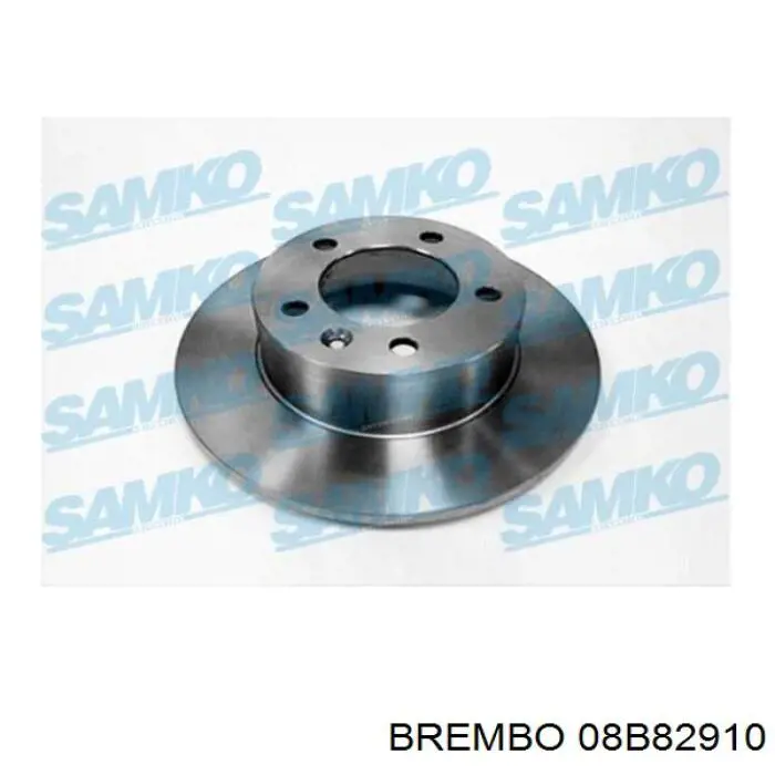 08B82910 Brembo диск гальмівний задній