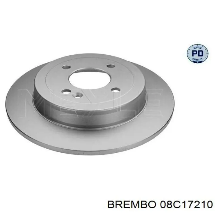 Купити 08C17210 Brembo Диск заднього гальма