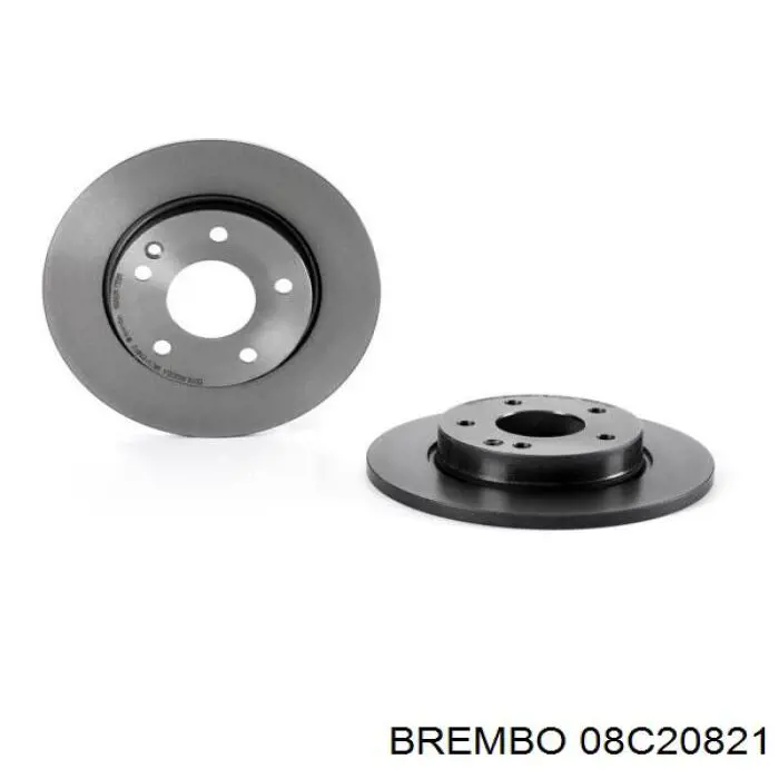08C20821 Brembo диск гальмівний задній