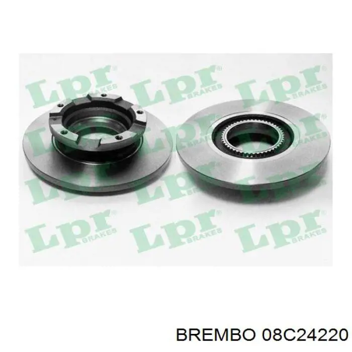 Купити 08C24220 Brembo Диск заднього гальма