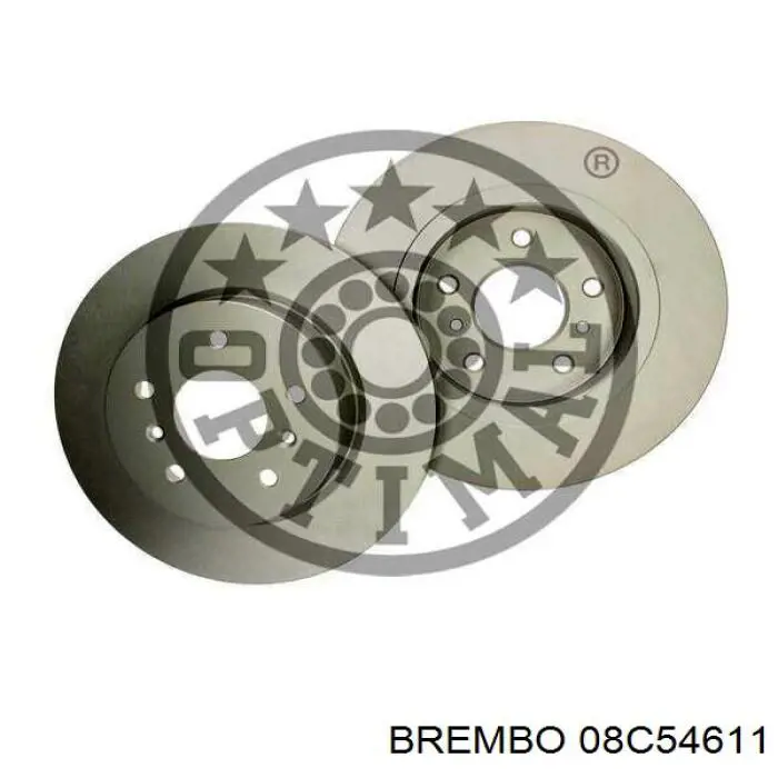 Гальмівні диски 08C54611 Brembo