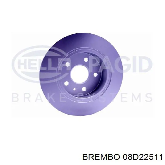 Гальмівні диски 08D22511 Brembo