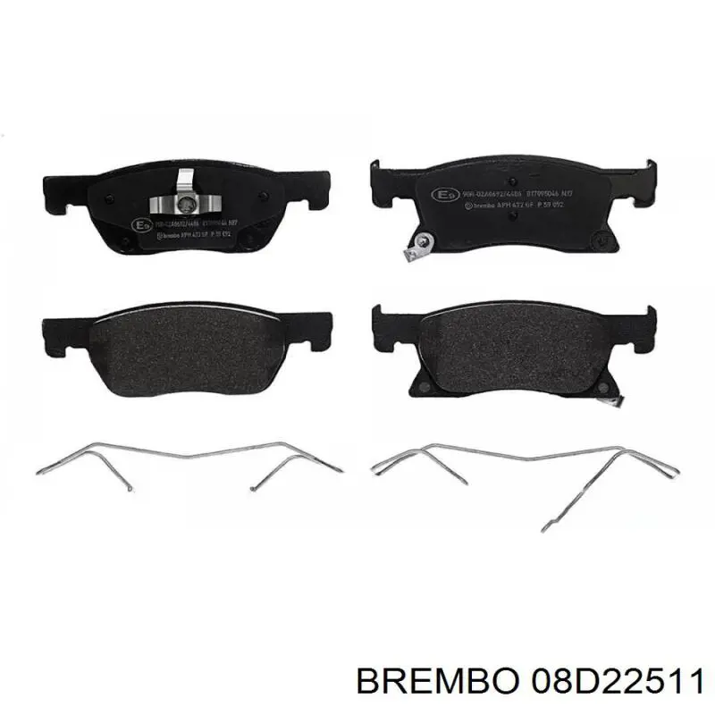 Гальмівні диски 08D22511 Brembo