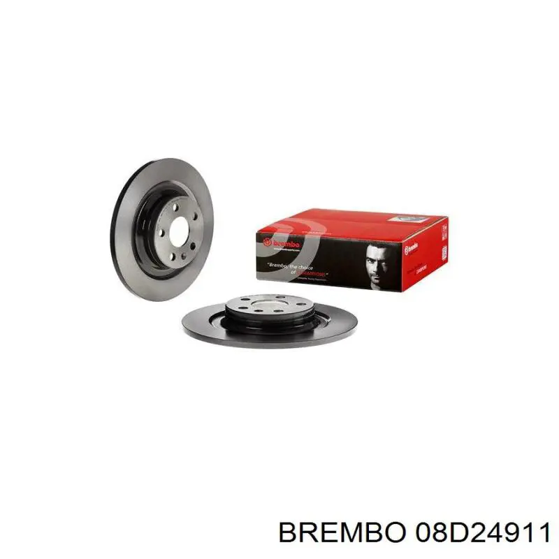 Купити 08D24911 Brembo Диск заднього гальма