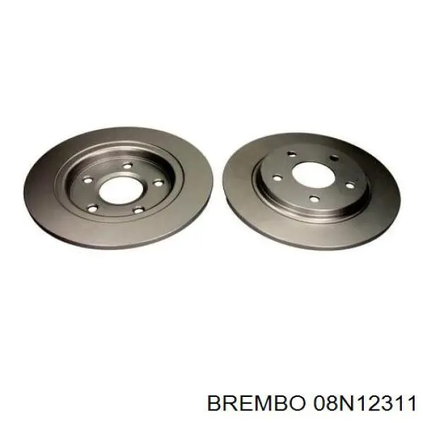 Купити 08N12311 Brembo Диск заднього гальма