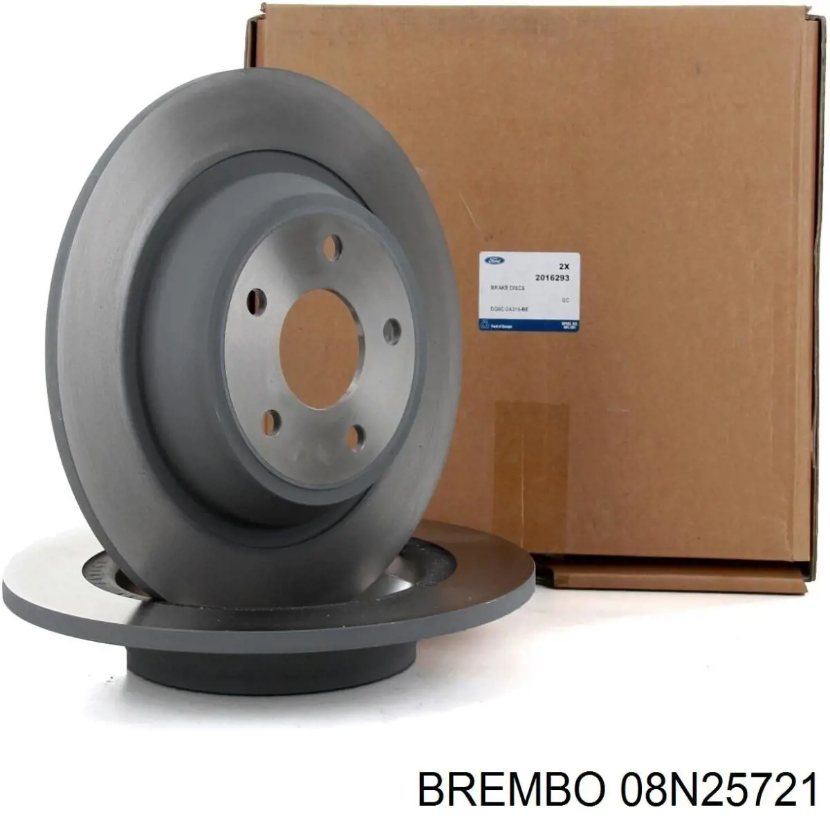 Купити 08N25721 Brembo Диск заднього гальма