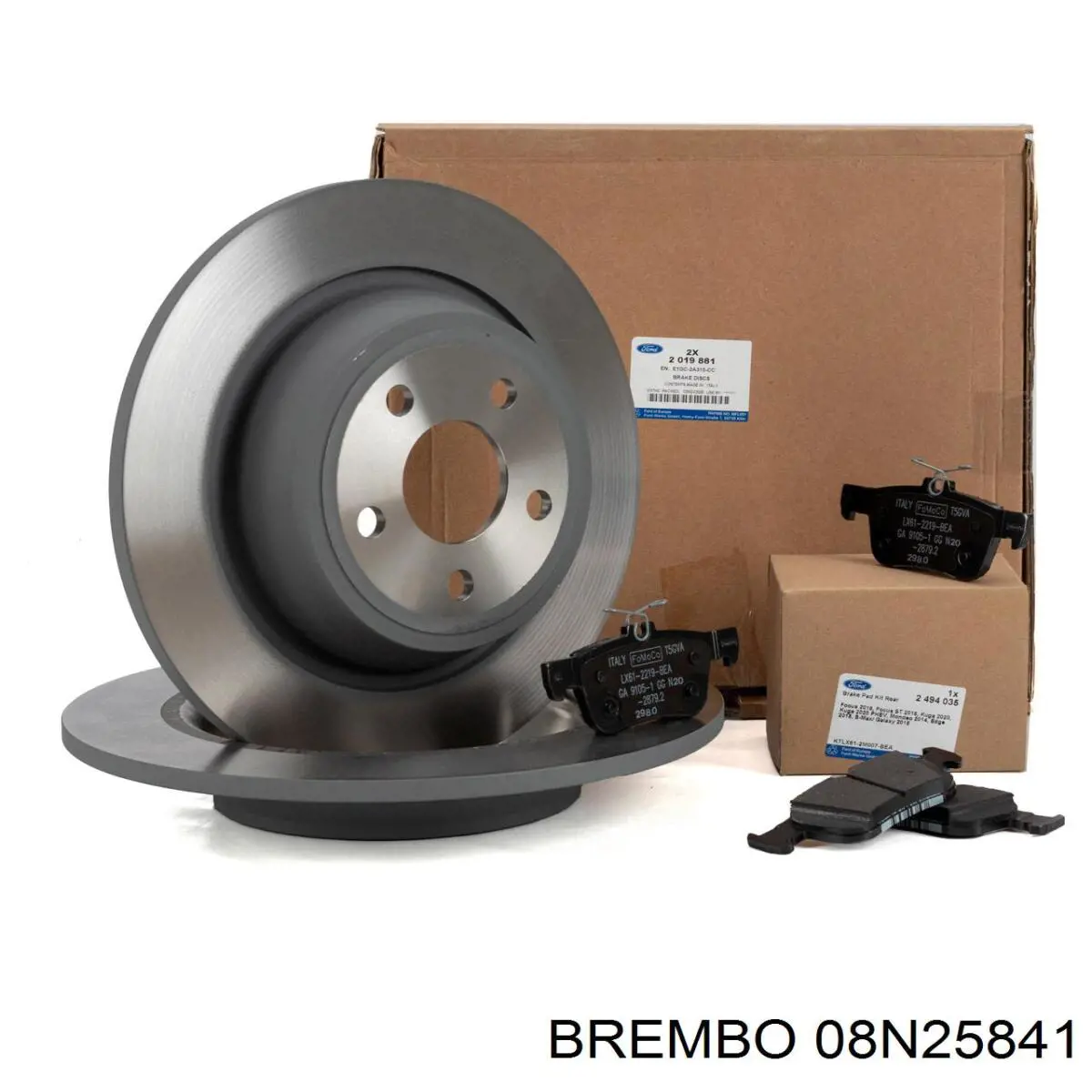 Диск гальмівний задній 08N25841 Brembo