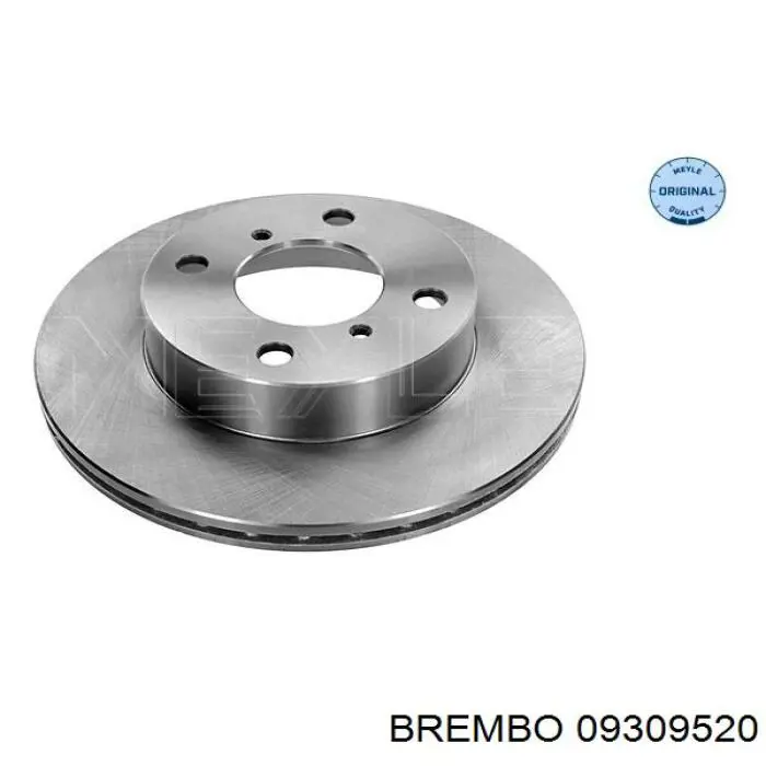 Диск гальмівний передній Brembo 09309520