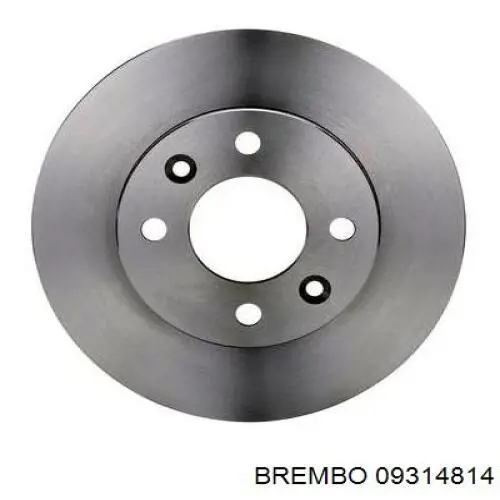 09314814 Brembo диск гальмівний передній