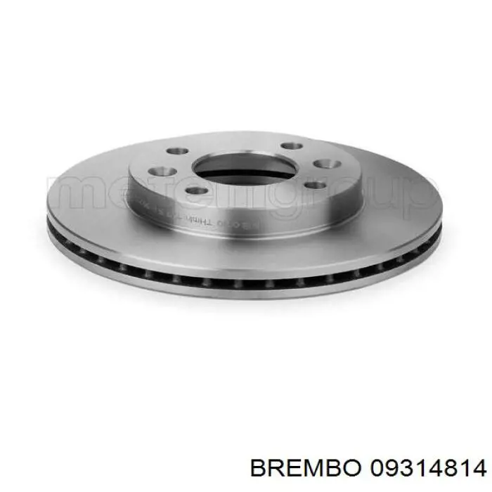 Купити 09314814 Brembo Ротор гальмівний