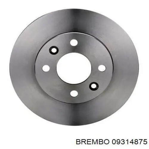 09314875 Brembo диск гальмівний передній