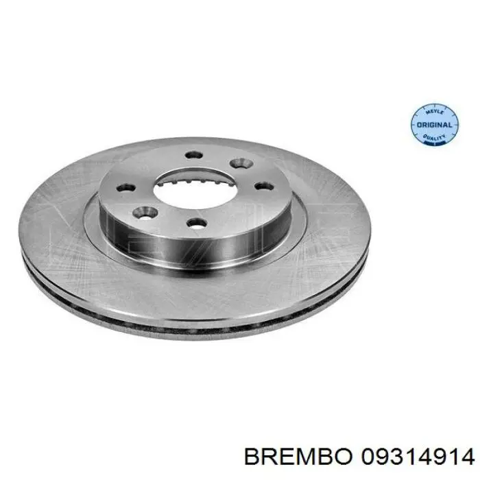 Диск гальмівний передній 09314914 Brembo