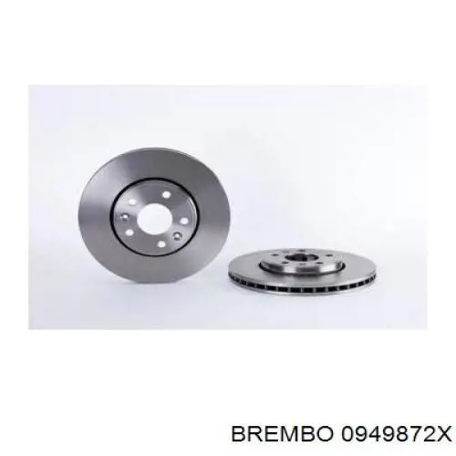 Гальмівні диски передні 0949872X Brembo