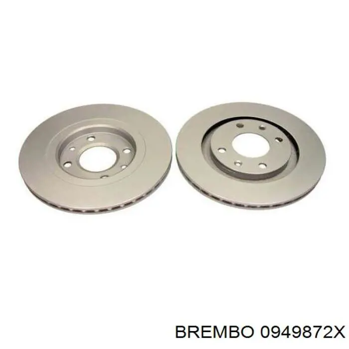 Диск гальмівний передній 0949872X Brembo