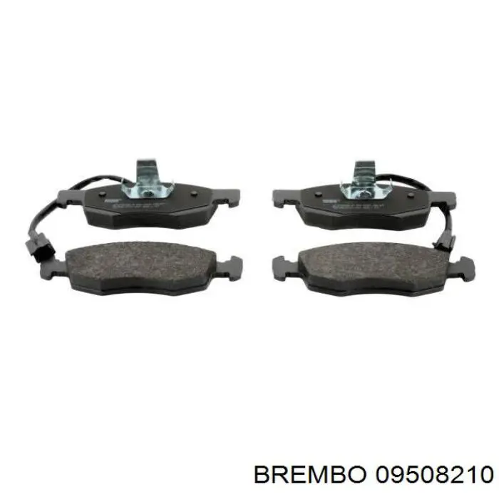 Диск гальмівний передній Brembo 09508210