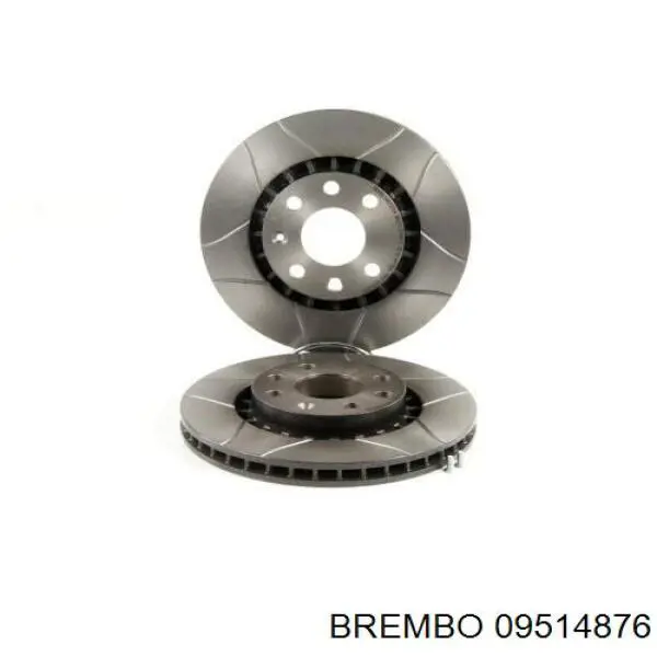 Диск переднього гальма Brembo 09514876 ціна, від 28.43 USD