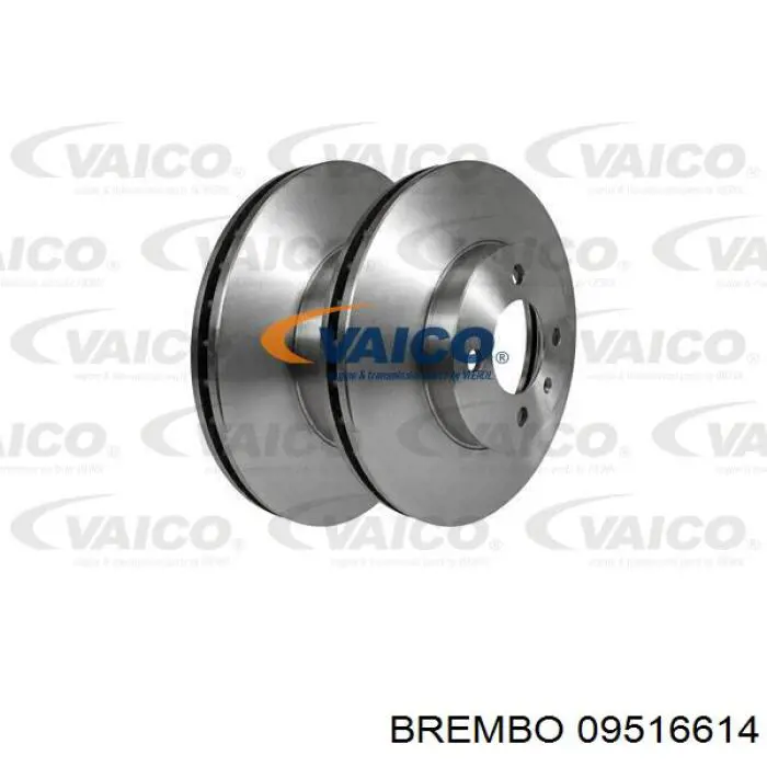 Диск гальмівний передній Brembo 09516614