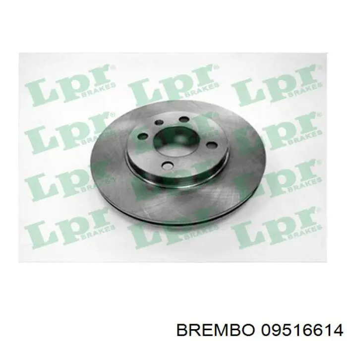 Диск переднього гальма Brembo 09516614 ціна, від 19.03 USD
