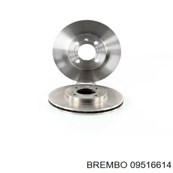 09516614 Brembo диск гальмівний передній