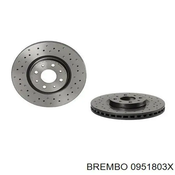 Купити 0951803X Brembo Ротор гальмівний