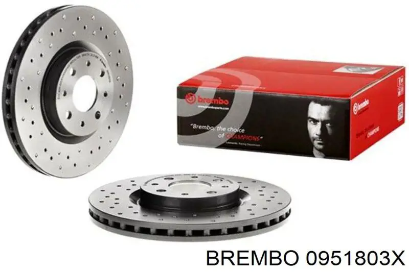 Гальмівні диски передні 0951803X Brembo