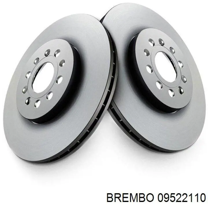 Диск гальмівний передній Brembo 09522110