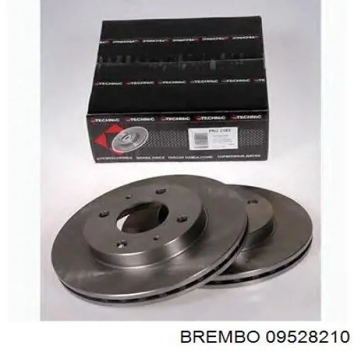 09528210 Brembo диск гальмівний передній
