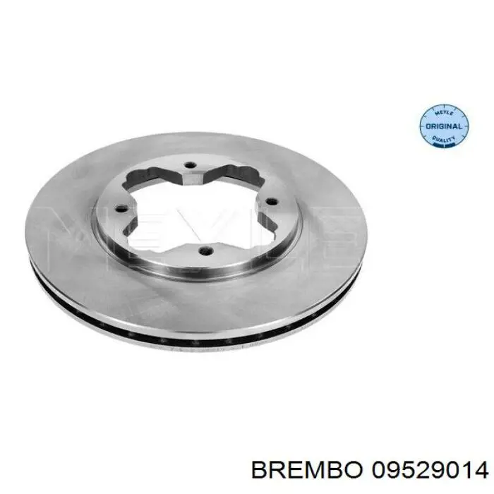 09529014 Brembo диск гальмівний передній
