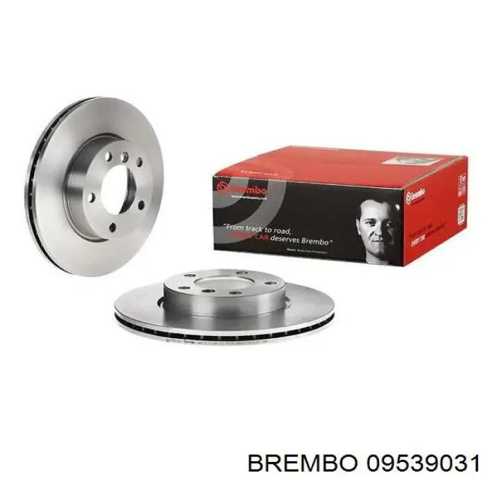 09539031 Brembo диск гальмівний передній