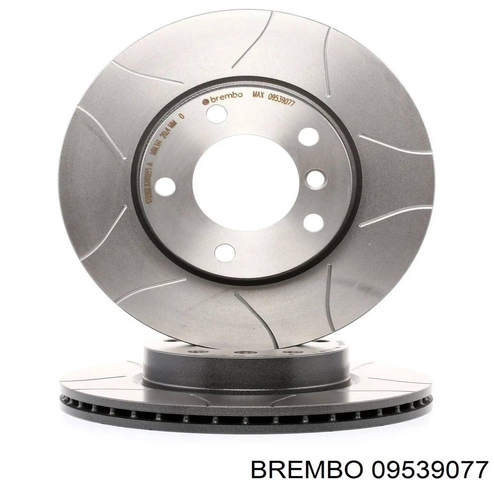 09539077 Brembo диск гальмівний передній