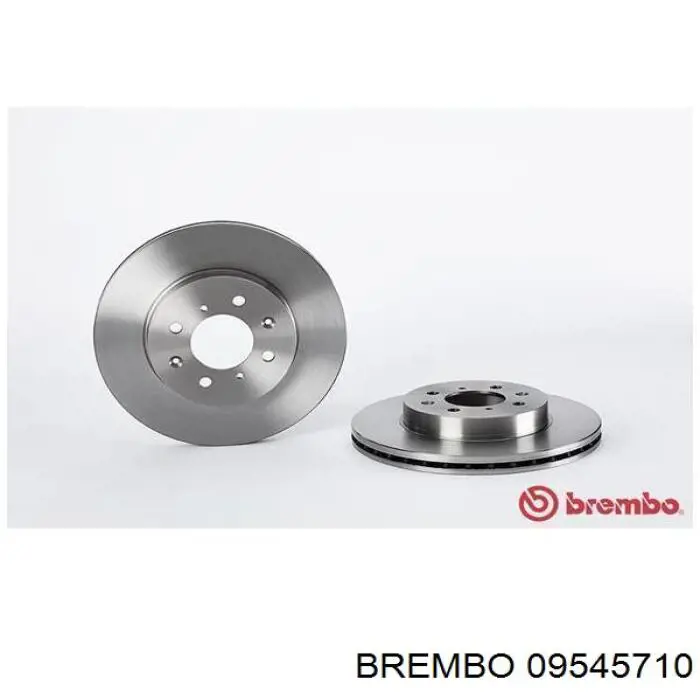 Диск гальмівний передній 09545710 Brembo