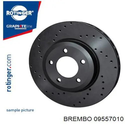 Гальмівні диски передні 09557010 Brembo