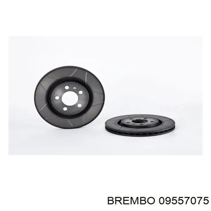 09557075 Brembo диск гальмівний передній