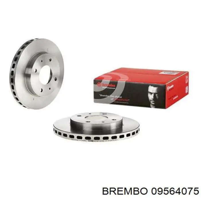 09564075 Brembo диск гальмівний передній