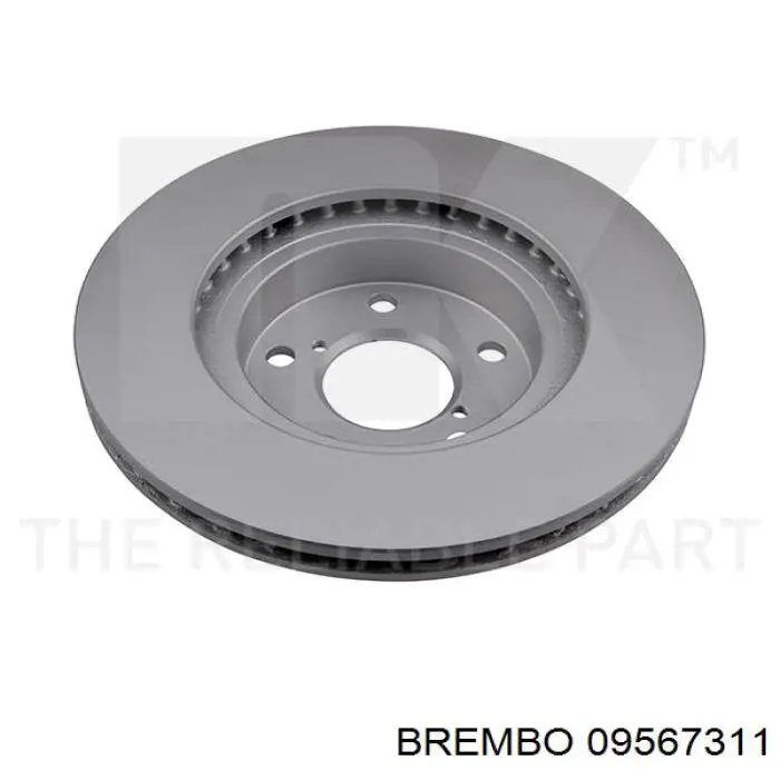 Гальмівні диски передні 09567311 Brembo