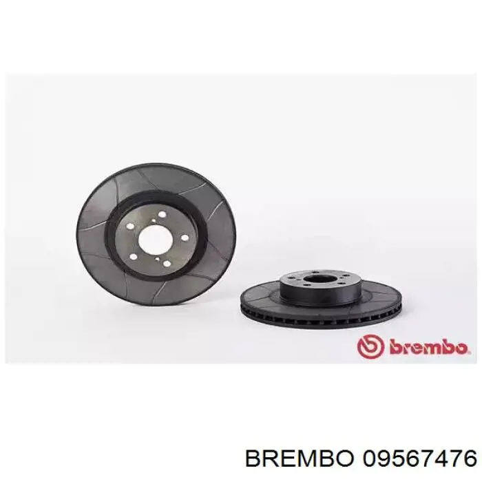 09567476 Brembo диск гальмівний передній