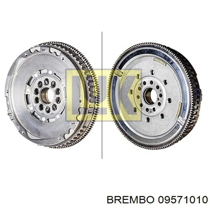09571010 Brembo Гальмо дискове переднє