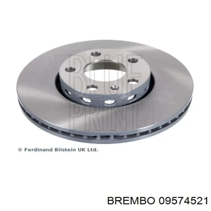 Купити 09574521 Brembo Ротор гальмівний