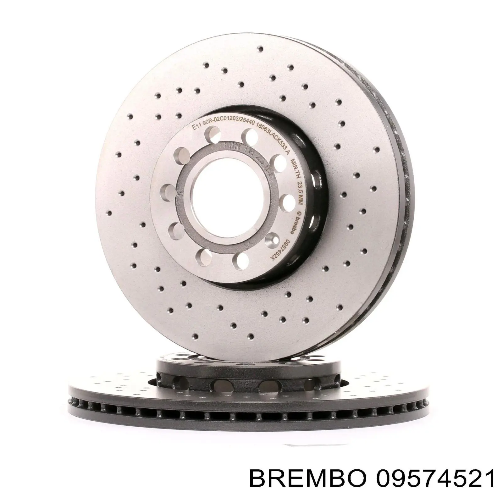 Диск переднього гальма Brembo 09574521 ціна, від 45.18 USD