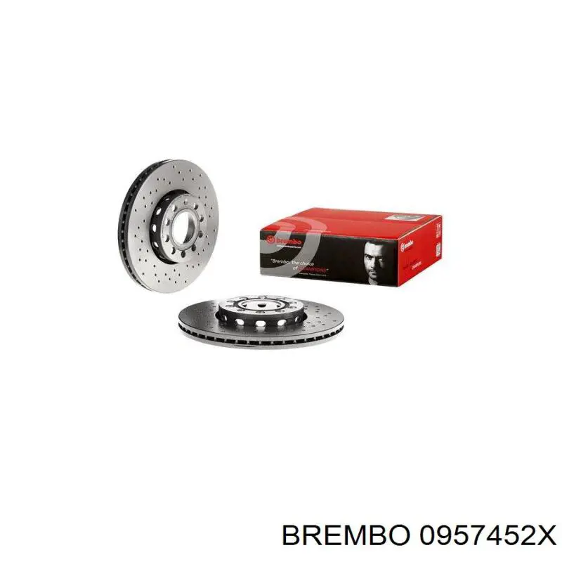 0957452X Brembo диск гальмівний передній