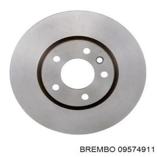 Диск гальмівний передній Brembo 09574911
