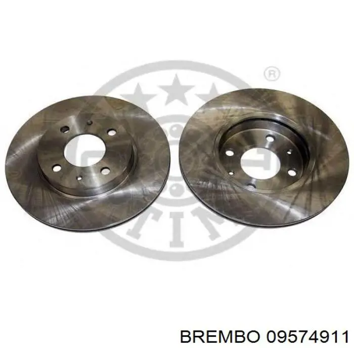 09574911 Brembo Гальмо дискове переднє