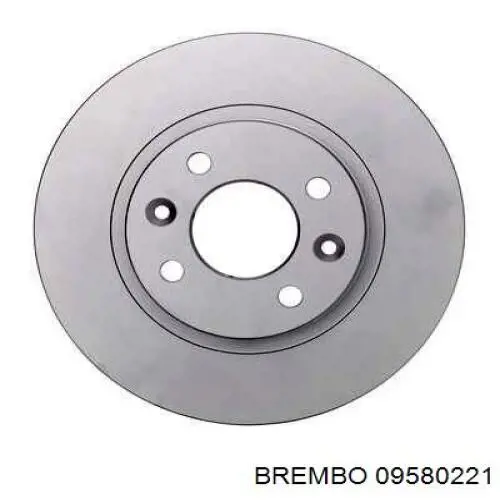 Купити 09580221 Brembo Ротор гальмівний