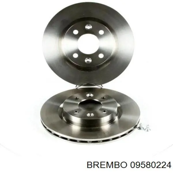 09580224 Brembo диск гальмівний передній
