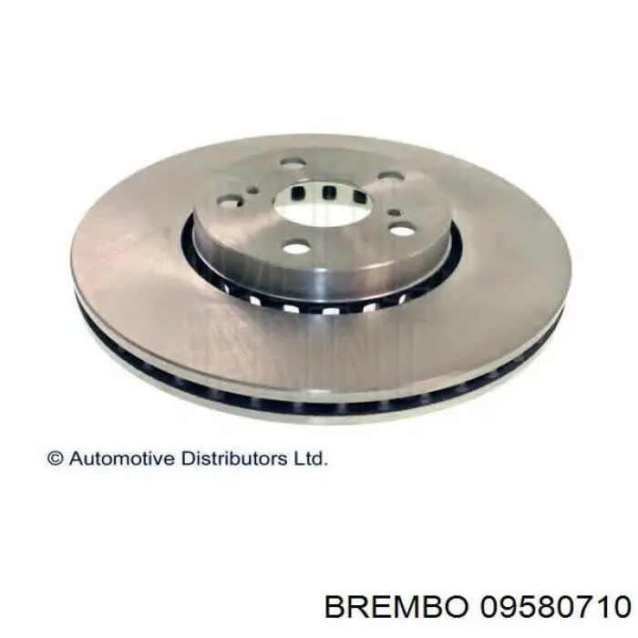 Купити 09580710 Brembo Ротор гальмівний