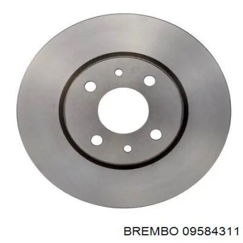 Купити 09584311 Brembo Ротор гальмівний
