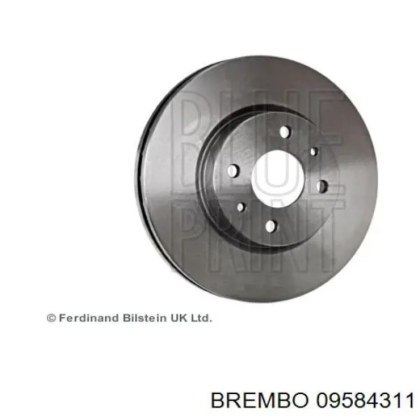 Гальмівні диски передні 09584311 Brembo