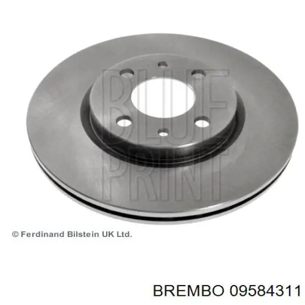 Диск переднього гальма Brembo 09584311 ціна, від 37.14 USD